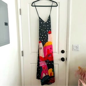 Anthropologie Roeqiya Fris European City Maxi Dress